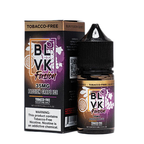 BLVK PREMIUM ELIQUIDS, BLVK PREMIUM FUSION SALT NIC, BLVK FUSION SALT NIC PASSION GRAPE ICE, BLVK PHILIPPINES