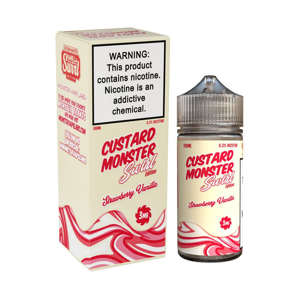 custard monster, custard monster swirl edition, custard monster strawberry vanilla, custard monster freebase