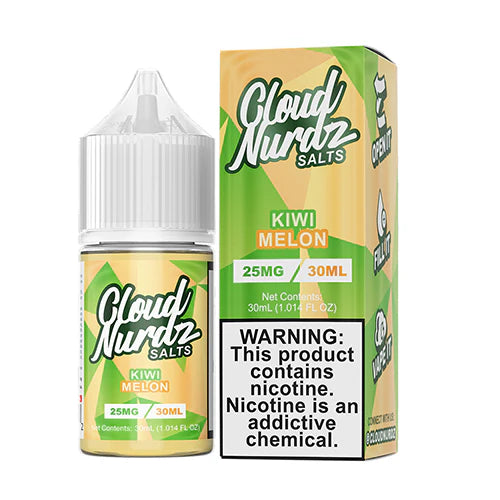 CLOUD NURDZ, CLOUD NURDZ SALT NIC, CLOUD NURDZ KIWI MELON, CLOUD NURDZ NIC SALT,