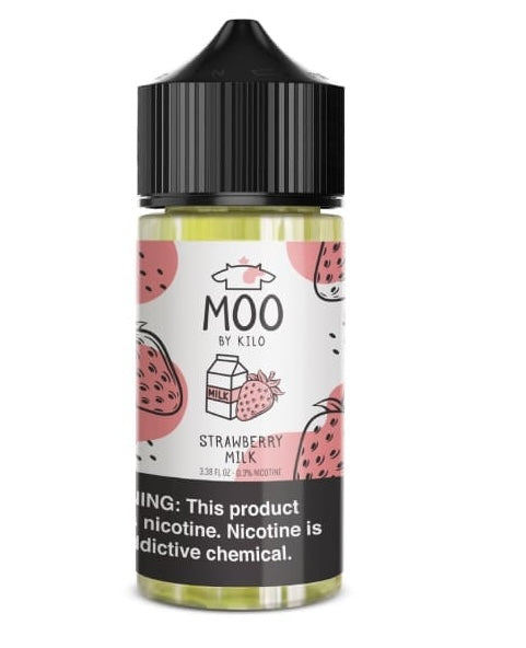 KILO MOO SERIES, MOO STRAWBERRY MILK, KILO ELIQUIDS, MOO ELIQUIDS STRAWBERRY MILK