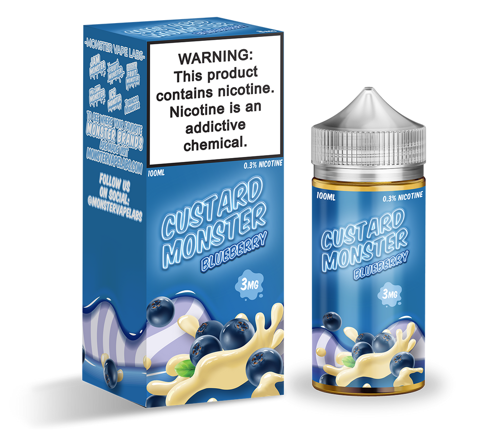 CUSTARD MONSTER, BLUEBERRY CUSTARD, US VAPE JUICE, MONSTER VAPE LABS, CUSTARD VAPE JUICE, VAPE MANILA, VAPE MNL, IMPORTED US VAPE JUICE, US ELIQUIDS PHILIPPINES