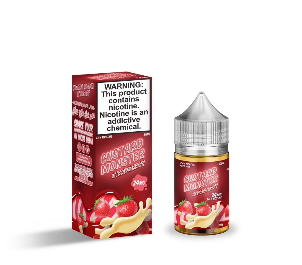CUSTARD MONSTER SALT NIC, STRAWBERRY CUSTARD, US VAPE JUICE, MONSTER VAPE LABS, CUSTARD VAPE JUICE, VAPE MANILA, VAPE MNL, IMPORTED US VAPE JUICE, US ELIQUIDS PHILIPPINES,CUSTARD MONSTER PHILIPPINES