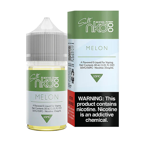 NAKED 100 SALT, SALT NAKED 100, NAKE 100 SALT MELON, US VAPE MELON MENTHOL, NAKED SALT NIC