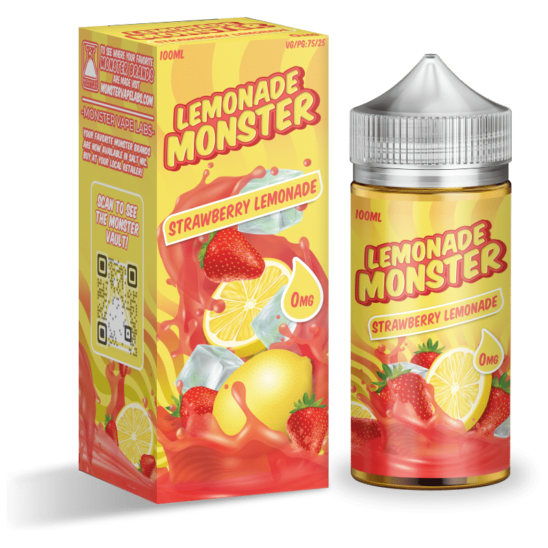 LEMONADE MONSTER ELIQUID, STRAWBERRY LEMONADE, JAM MONSTER, VAPE MANILA, US VAPE JUICE IN THE PHILIPPINES, IMPORTED EJUICE